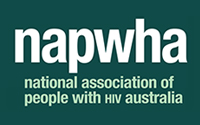 National Association of People Living With HIV/AIDS Australia (NAPWHA) logo